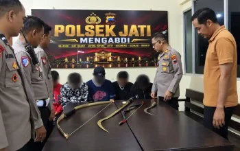 Lima Remaja di Kudus Diciduk Polisi, Buntut Pamer Senjata Tajam di Medsos